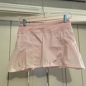 Lululemon tennis skirt. 4.Soft baby pink.Tried on.